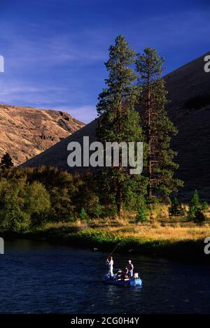 Yakima River, Yakima River Canyon Scenic und Freizeit Highway, Washington Stockfoto