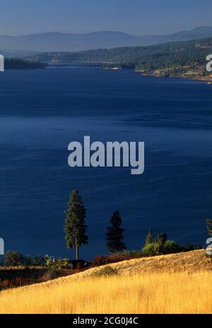 Franklin D Roosevelt Lake, Lake Roosevelt National Recreation Area, Washington Stockfoto