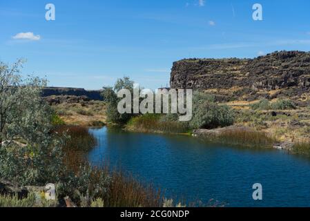 Canyons und Schluchten von Idaho Landformen von Twin Falls County, Idaho Landformen von Jerome County, Idaho Geographie Stubs, Idaho, USA Stockfoto