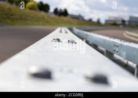 huerth, NRW, Deutschland, 09 06 2020, Straßeneinengung, noch nicht geöffnet, keine Autos, im Freien Stockfoto