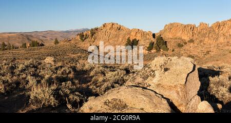 Hartman Rocks Recreation Area hat über 14,000 Hektar des öffentlichen Bureau of Land Management Land für Erholung. Außerhalb von Gunnison Colorado gelegen. Stockfoto