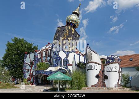 Kunsthaus, Kuchlbauer Brauerei, Abensberg, Niederbayern, Deutschland Stockfoto