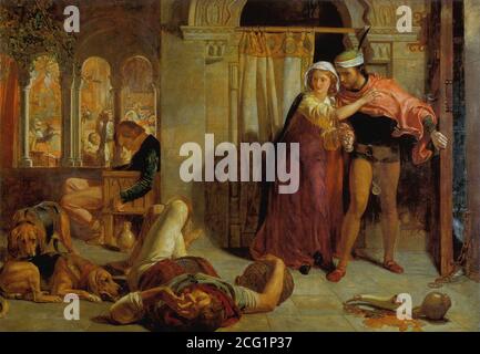 Hunt William Holman - der Abend der heiligen Agnes 2 1 - British School - 19. Jahrhundert Stockfoto