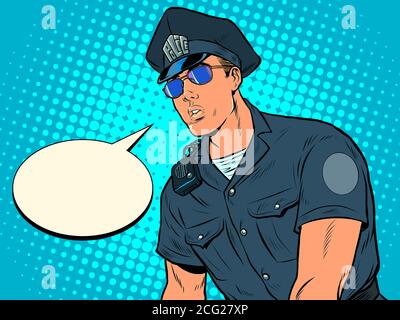 Polizeibeamter Stock Vektor