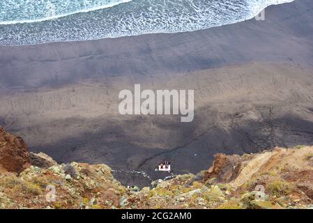 Schöne Aussicht auf eine der Kanarischen Inseln, Teneriffa im Herbst bei Tag Stockfoto