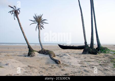 Landschaft und Meer bei mandermoni West bengalen indien Stockfoto