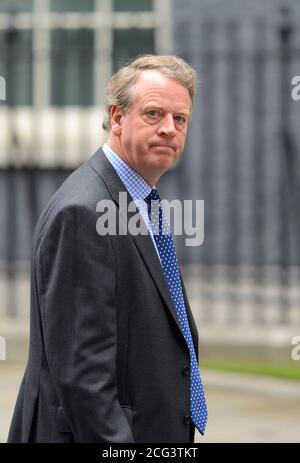 Alister Jack MP (Scottish Secretary) in Downing Street nach einer Kabinettssitzung am 9. September 2020 Stockfoto