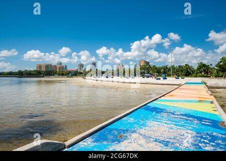 Foto vom Pier der 11. Avenue St. Petersburg Beach Florida USA Stockfoto