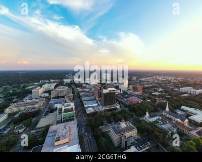 Luftaufnahme von Downtown Tallahassee FL USA Leon County Stockfoto