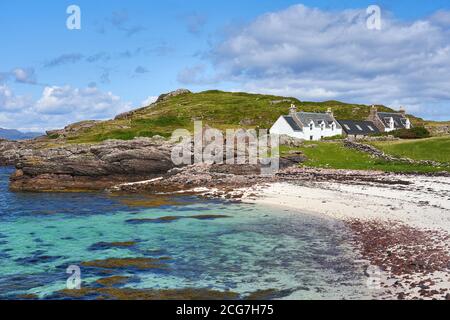 'Coral Beach' ARD Ban in der Nähe von Applecross Wester Ross Highlands Schottland Stockfoto