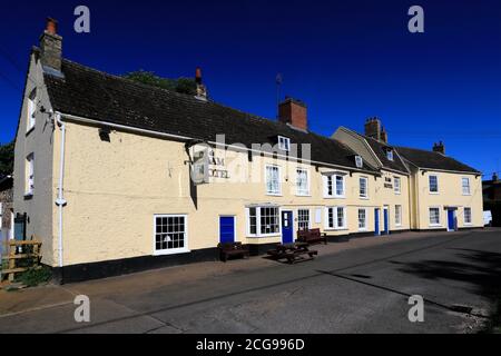 Sommer Blick auf das RAM Hotel, Brandon Stadtzentrum, Norfolk, England Stockfoto