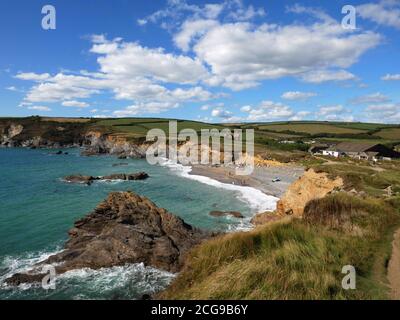 Dollar Cove, Gunwalloe, Cornwall. Stockfoto