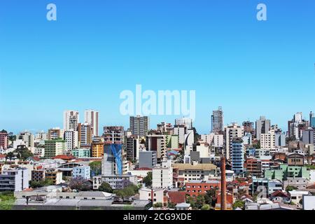 Teilansichten von Städten im Landesinneren des Bundesstaates Rio Grande do Sul, dem südlichsten Staat Brasiliens. Stockfoto