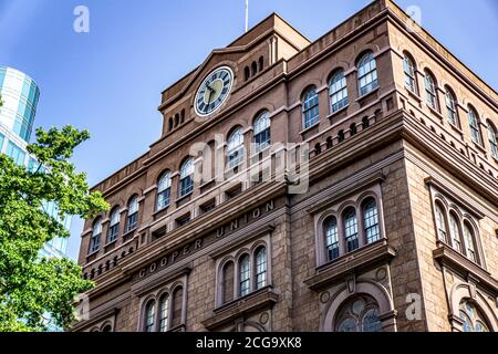 Foundation Building, Cooper Union, New York City, New York, USA Stockfoto