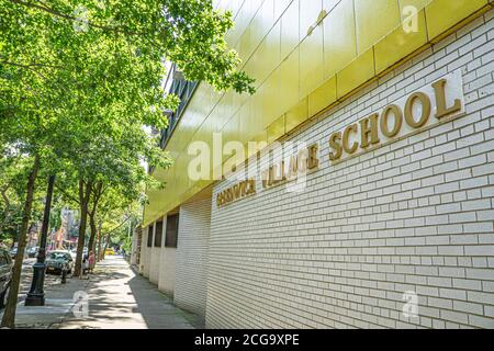 PS41 Greenwich Village School, West 11th Street, New York City, New York, USA Stockfoto