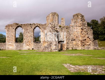 Easby Abbey, Richmond, North Yorkshire, England, Großbritannien. Stockfoto