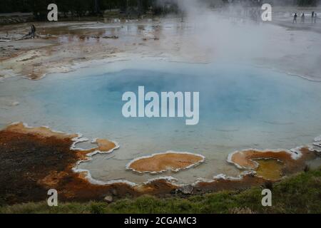 Fontäne-Farbtopf, Yellowstone-Nationalpark Stockfoto