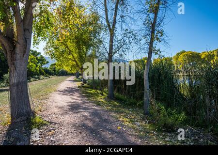 Ein herrlicher Blick auf die Landschaft in Cottonwood, Arizona Stockfoto