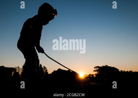 Pinehurst, North Carolina, USA. Dezember 2019. USGA Pressemitteilung: LIBERTY CORNER, N.J. (Sept 9, 2020) Ã in dem Bemühen, seine Wirkung im Golf zu erweitern und seine Mission zu erweitern, das Spiel zu gewinnen und voranzubringen, wird die USGA "Golf House Pinehurst" in North Carolina einrichten, um bis 2023 eine neue Testanlage für Ausrüstung, Innovation Hub, Museum/Besucherzentrum und Büros zu umfassen, Und Gastgeber fünf U.S. Open Championships im Golf-reichen Staat bis 2047.die Ankündigung fügt vier U.S. Open Championships auf dem berühmten Pinehurst No. 2 Course Ã in 2029, 2035, 2041 und 2047 Ã zu den A Stockfoto