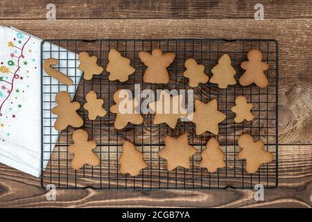 Frisch gebackene Lebkuchen Stockfoto
