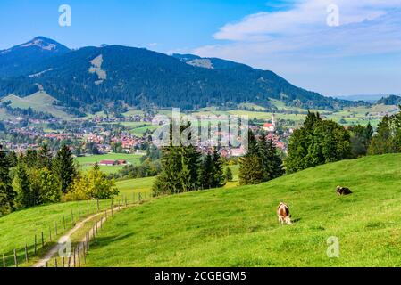 Herbstliche Eindrücke aus der Region Pfronten im Ostallgäu Stockfoto