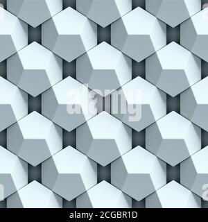 Geometrischer abstrakter 3d-Hintergrund Stockfoto