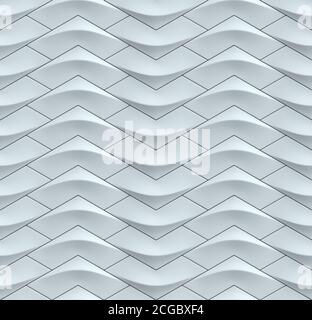 Nahtlose Wandpaneele 3d Hintergrund Stockfoto
