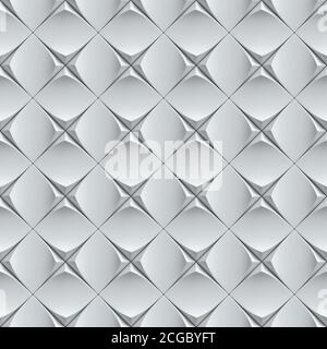 Wandpaneele nahtloser 3d-Hintergrund Stockfoto