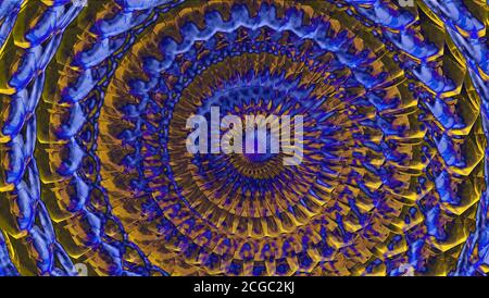 Abstrakte digitale Illustration Kunst. Stockfoto