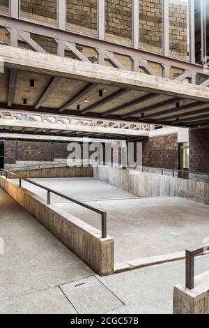 Los Chocolates Gemeinschaftszentrum, Col. La Carolina Cuernavaca Morelos, Mexiko. Das Gebäude wurde 2018 fertiggestellt. Stockfoto