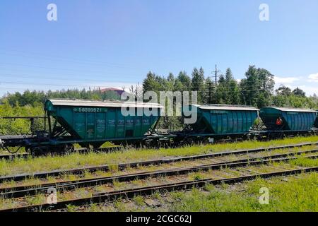 Seitenansicht. Sibirien und Surgut Stadt Stockfoto