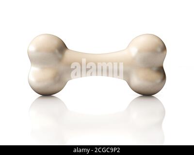 3D-Rendering von Cartoon Dog Bone Stockfoto