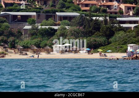 Costa Dorata, Sardinien, Italien. Hotel Don Diego Stockfoto