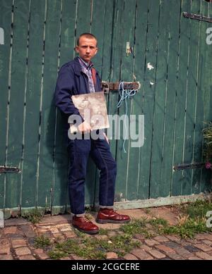 70er Jahre Jugendkultur - Bolt Motorräder - Stoke Newington - London – Großbritannien Stockfoto