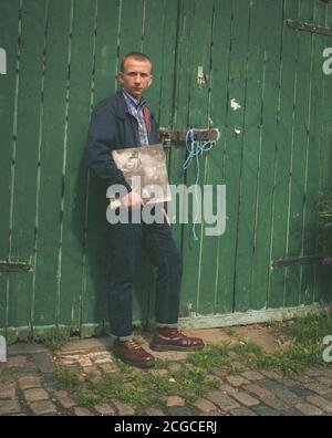 70er Jahre Jugendkultur - Bolt Motorräder - Stoke Newington - London – Großbritannien Stockfoto