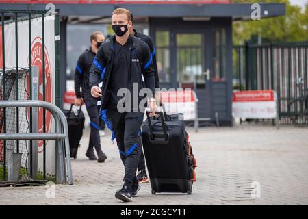 08-09-2020: Sport : Jong Oranje gegen Jong Noorwegen Johg Oranje die Spieler kommen während des Spiels Jong Oranje gegen Jong Noorwegen in Yanmar im Stadion an Stockfoto