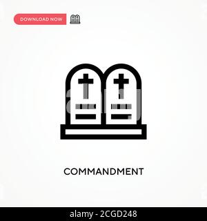 Einfaches Vektor-Symbol des Gebotes. Moderne, einfache flache Vektor-Illustration für Website oder mobile App Stock Vektor