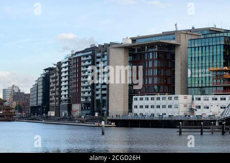 Stadtbild Im Oosterdok Amsterdam Niederlande 7-9-2020 Stockfoto