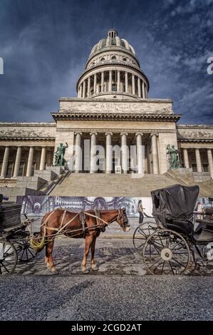 Capitol parlamentsgebäude in Havanna, Kuba Stockfoto