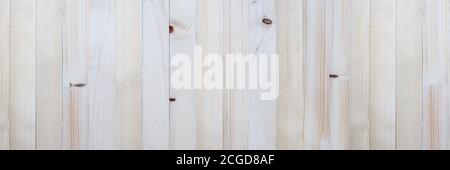 Helles Tannenholz Banner Hintergrund. Kiefernholz Hintergrund in vertikaler. Stockfoto