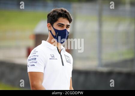 Scarperia e San Piero, Florenz, Italien. September 2020. SETTE CAMARA Sergio (BRA), Reserve Driver Scuderia AlphaTauri Honda, Portrait während der Formel 1 Pirelli Gran Premio della Toscana Ferrari 1000, 2020 Tuscan Grand Prix, vom 11. Bis 13. September 2020 auf dem Autodromo Internazionale del Mugello, in Scarperia e San Piero, bei Florenz, Italien - Foto Florent Gooden / DPPI Credit: LM/DPPI/Florent Gooden/Alamy Live News Stockfoto