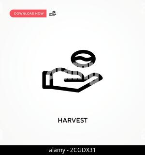 Einfaches Vektorsymbol für die Ernte. Moderne, einfache flache Vektor-Illustration für Website oder mobile App Stock Vektor