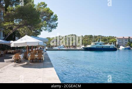 Baywalk. Big Brijuni. Kroatien Stockfoto