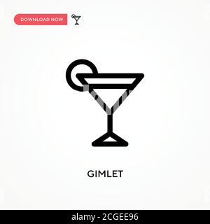 Gimlet Simple Vektor-Symbol. Moderne, einfache flache Vektor-Illustration für Website oder mobile App Stock Vektor