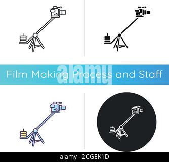 Kamerakran-Symbol Stock Vektor