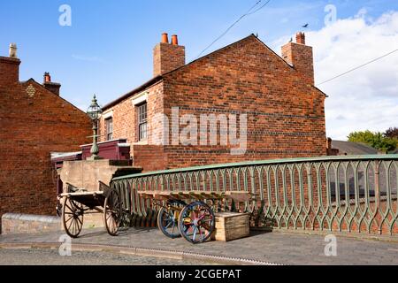 Außenansicht des Black Country Living Museum, Dudley, Großbritannien Stockfoto