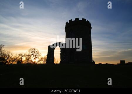 Alte John Tower, Bradgate Park, Leicestershire Stockfoto
