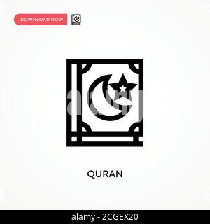 Koran einfaches Vektor-Symbol. Moderne, einfache flache Vektor-Illustration für Website oder mobile App Stock Vektor