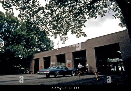 Safety Inspection Gebäude an einem leicht zugänglichen Ort im Zentrum von Cincinnati, Ohio... 08/1975 Stockfoto