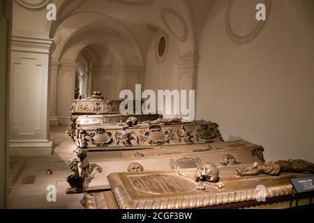 Charles Vault, Imperial (Kapuzinergruft) Crypt, Wien, Österreich. Stockfoto